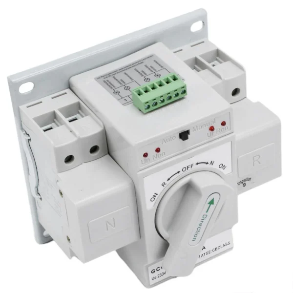 Automatic Transfer Switch 2-P 63A Double Pole - Changeover - Image 2